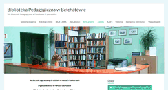 Desktop Screenshot of belchatow.pedagogiczna.edu.pl