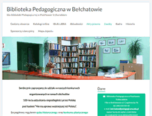 Tablet Screenshot of belchatow.pedagogiczna.edu.pl